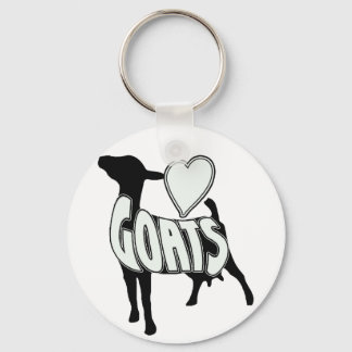 I KÄRLEK GOATS LOGOTYP ICON NYCKELRING