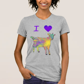 I kärlek Goats Slogan T Shirt