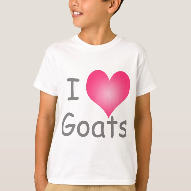 I Kärlek Goats Tee Shirt (Framsida)