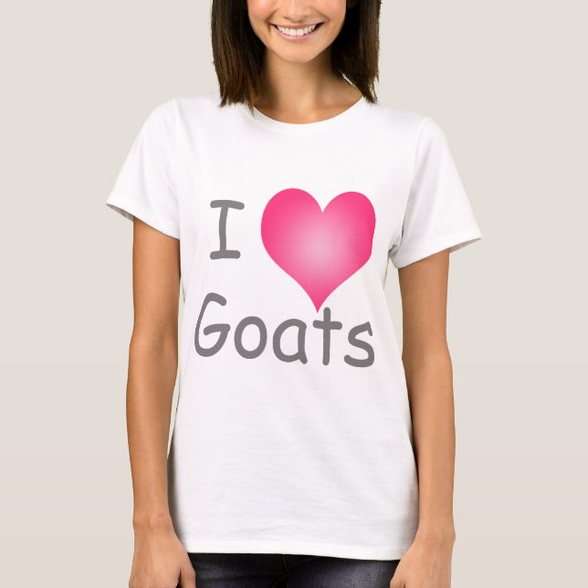 I Kärlek Goats Tröja (Framsida)