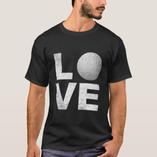 I Kärlek Golf Golf och Golfing T Shirt