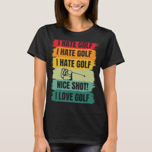 I Kärlek Golf Golfing Player Golfer Coach Sports G T Shirt