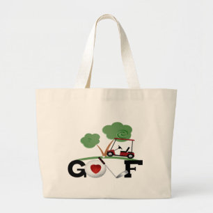 I Kärlek Golf Jumbo Tygkasse