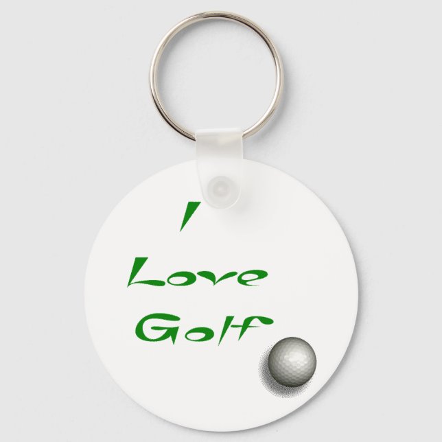 I kärlek Golf Nyckelring (Framsida)