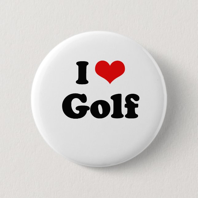 I Kärlek Golf Tshirt Knapp (Framsida)