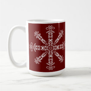 I kärlek Gömde du Ord Kaffemugg