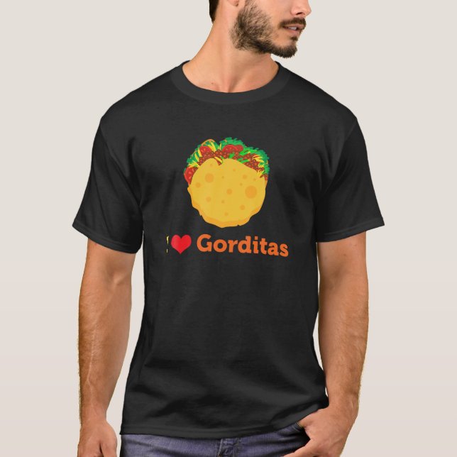 I Kärlek Gorditas T Shirt (Framsida)