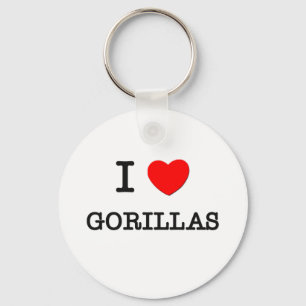 I Kärlek GORILLAS Nyckelring