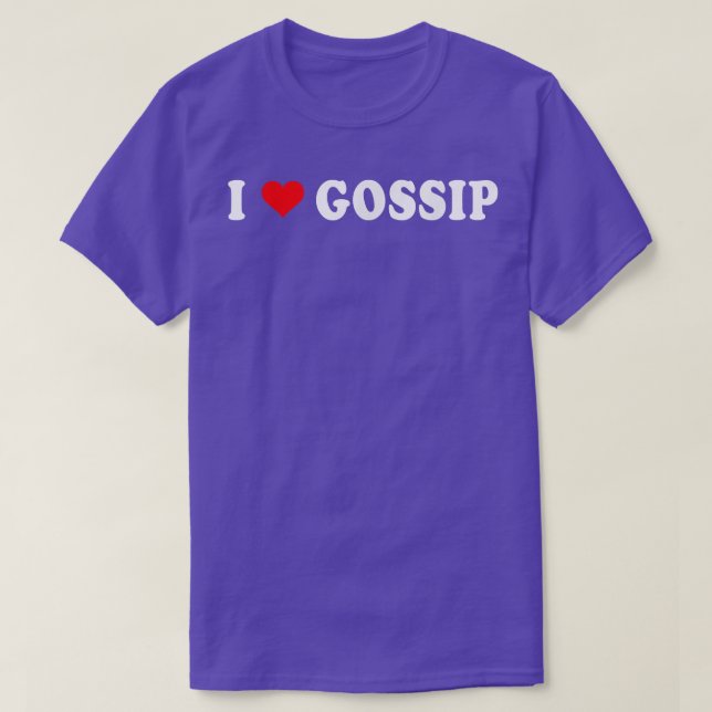 I Kärlek Gossip Baby Women Girls T Shirt (Design framsida)