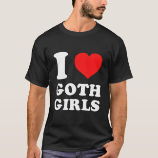 I Kärlek Goth T Shirt