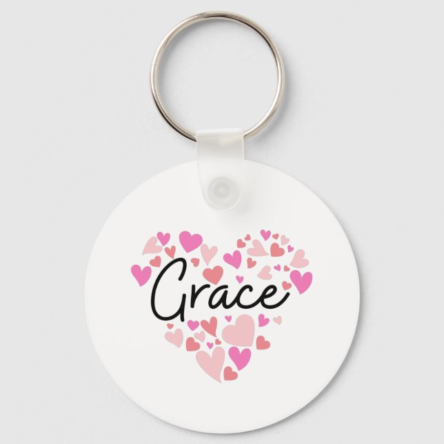 I kärlek Grace Nyckelring (Framsida)
