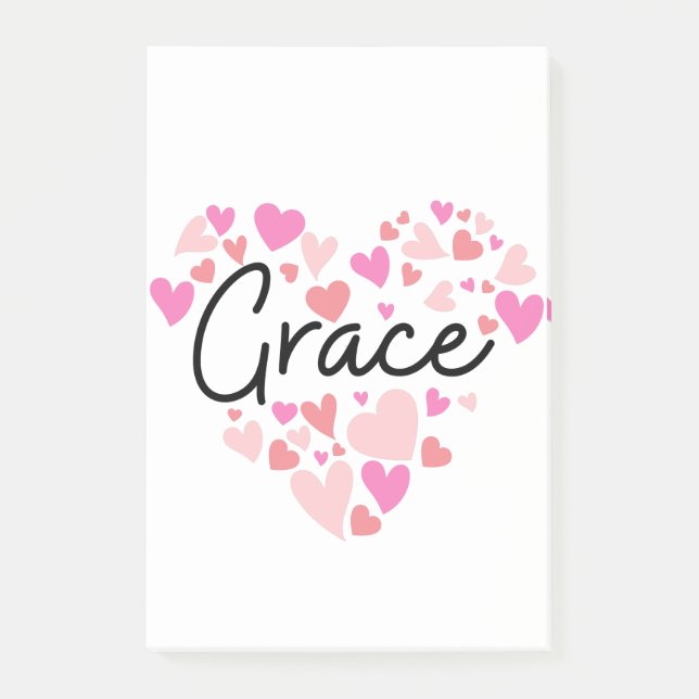 I kärlek Grace Post-it Block (Framsida)