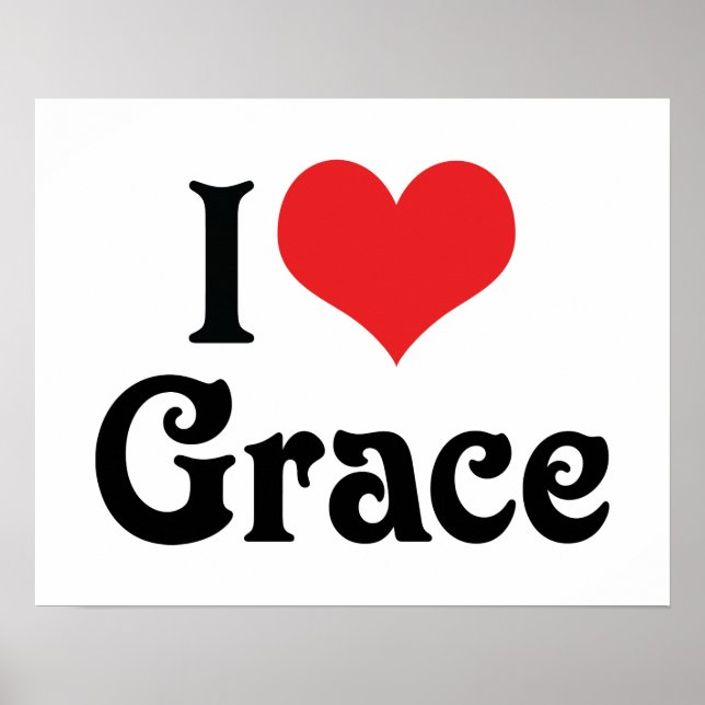 I Kärlek Grace Poster (Framsidan)