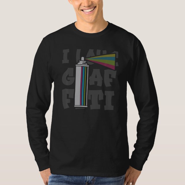 I Kärlek Graffiti Artist Paint Abstrakt Painter Ar T Shirt (Framsida)