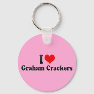 I Kärlek Graham Crackers Nyckelring