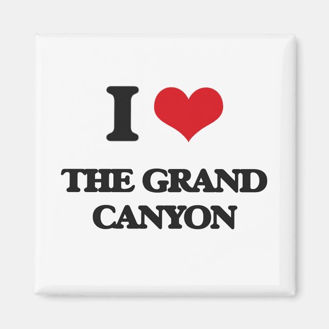 I kärlek Grand Canyon Magnet (Framsidan)