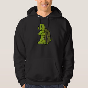 I Kärlek Grandma Tattoo Turtle Grandmor Pet Hoodie