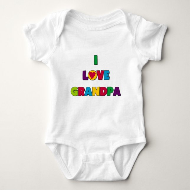 I Kärlek Grandpa T-shirts och Gifts (Framsida)