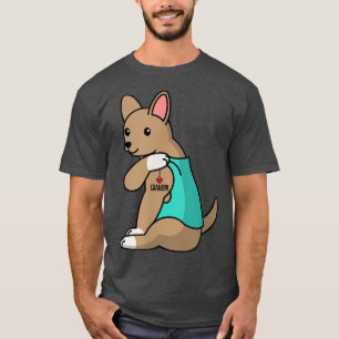I Kärlek Grandpa Tatto Chihuahua Grandfather Hund T Shirt