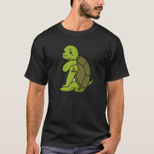I Kärlek Grandpa Tattoo Turtle Grandfather Pet T Shirt