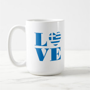 I kärlek Grekland Kaffemugg