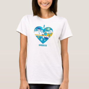 I Kärlek Grekland T Shirt