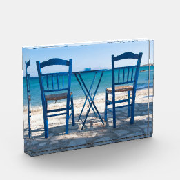 I kärlek, Grekland, taverna, fotoblå och vit