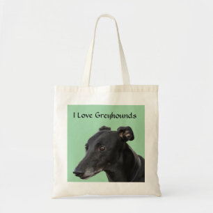 I Kärlek Greyhounds Canvas budgetväggipsblock Tygkasse
