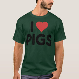 I Kärlek Grisar Premium 3042 T Shirt