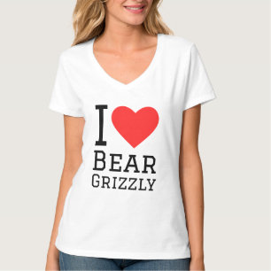 I kärlek grizzbjörn t shirt