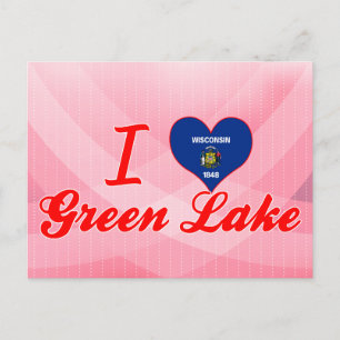 I Kärlek Grönt Sjö, Wisconsin Vykort