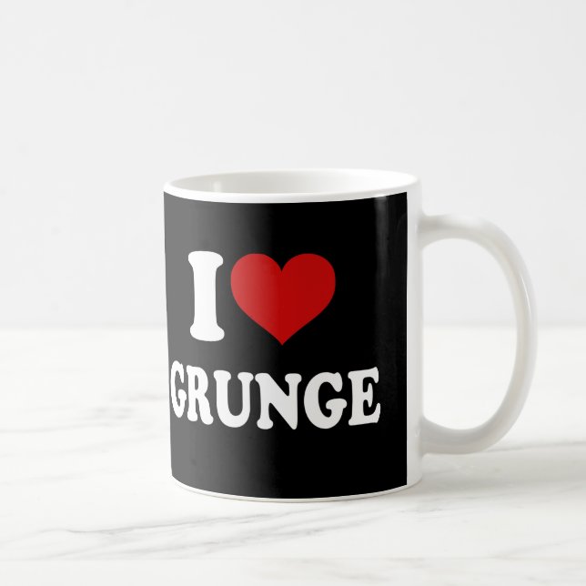 I Kärlek Grunge Kaffemugg (Höger)
