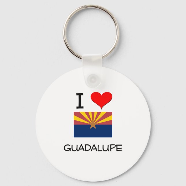 I Kärlek GUADALUPE Arizona Nyckelring (Framsida)