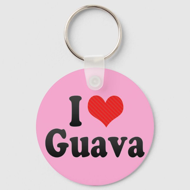 I Kärlek Guava Nyckelring (Framsida)