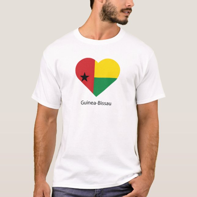 I Kärlek Guinea-Bissau T Shirt (Framsida)