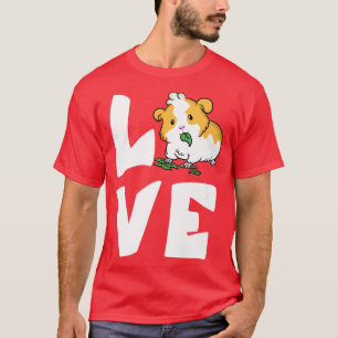 I Kärlek Guinea Grisar Cute Guinea Gris Owner T Shirt