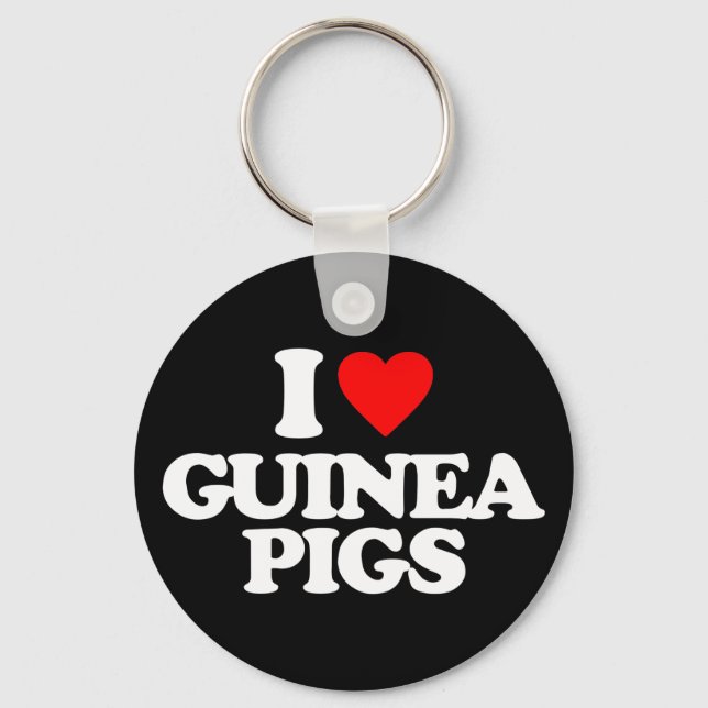 I KÄRLEK GUINEA GRISAR NYCKELRING (Framsida)