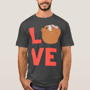 I Kärlek Guinea-Pig Cute Pet Owners och Djur älska T Shirt