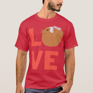 I Kärlek Guinea-Pig Cute Pet Owners och Djur älska T Shirt