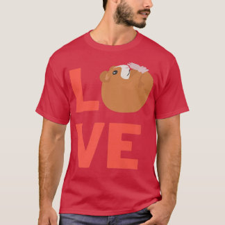 I Kärlek Guinea-Pig Cute Pet Owners och Djur älska T Shirt