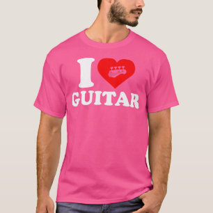 I kärlek guitar Funny Bass Guitar646 T Shirt