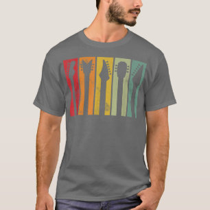 I kärlek Guitars, Guitar Music Älskare Retro vinta T Shirt