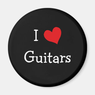I Kärlek Guitars Magnet