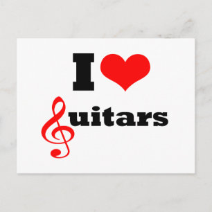 I Kärlek Guitars Vykort