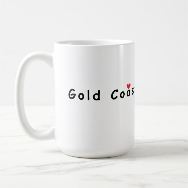 I KÄRLEK GULD KUSTEN KAFFEMUGG (Vänster)