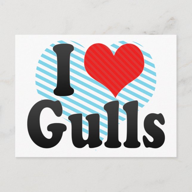 I Kärlek Gulls Vykort (Framsida)