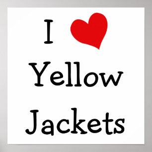 I KÄRLEK GULT JACKA POSTER
