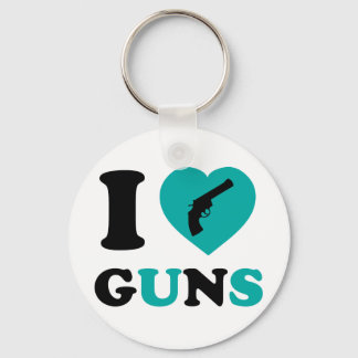 I Kärlek Guns Nyckelring