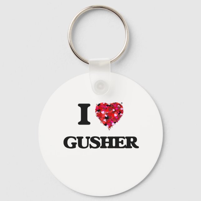 I Kärlek Gusher Nyckelring (Framsida)