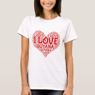 I Kärlek Guyana Souvenir Tee